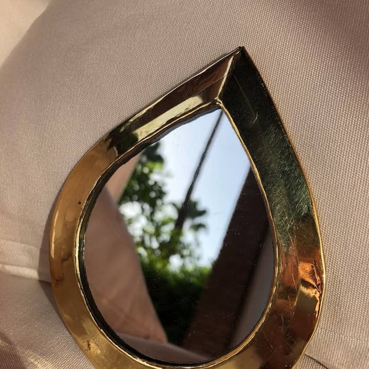 HandmadeBestSeller - Wholesale Wall Mirror - Mini Moroccan Mirrors In Gilded Copper ( DROP )