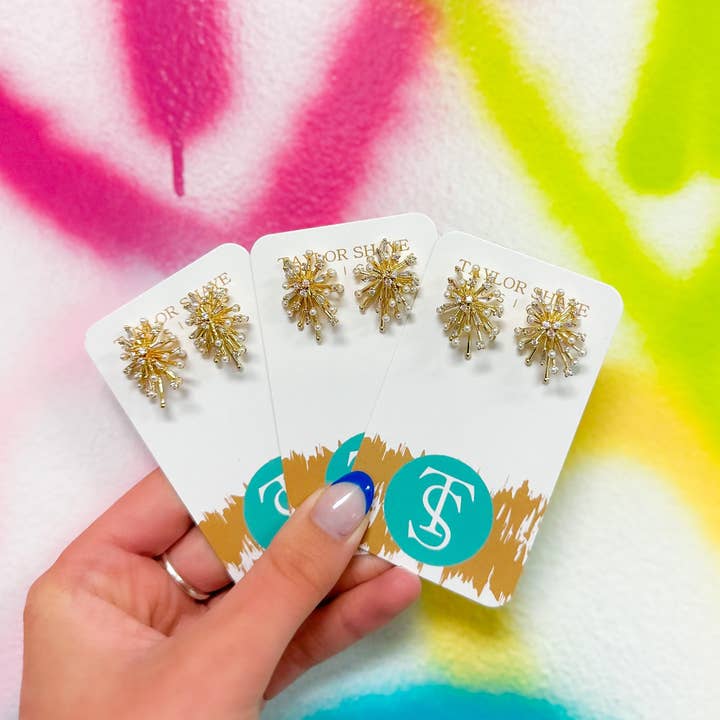 Taylor Shaye Designs - Wholesale Stud/Post Earrings - Priscilla Pearl Cluster Studs1