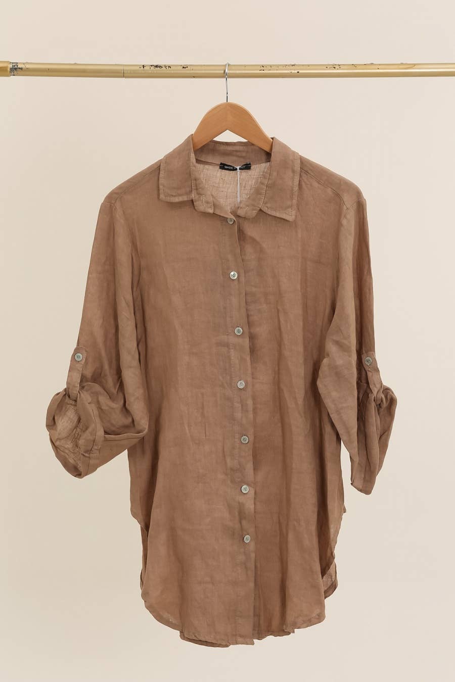la maison des fibres naturelles - Wholesale Button Down Shirt - Women's - 100% linen shirt 62015926
