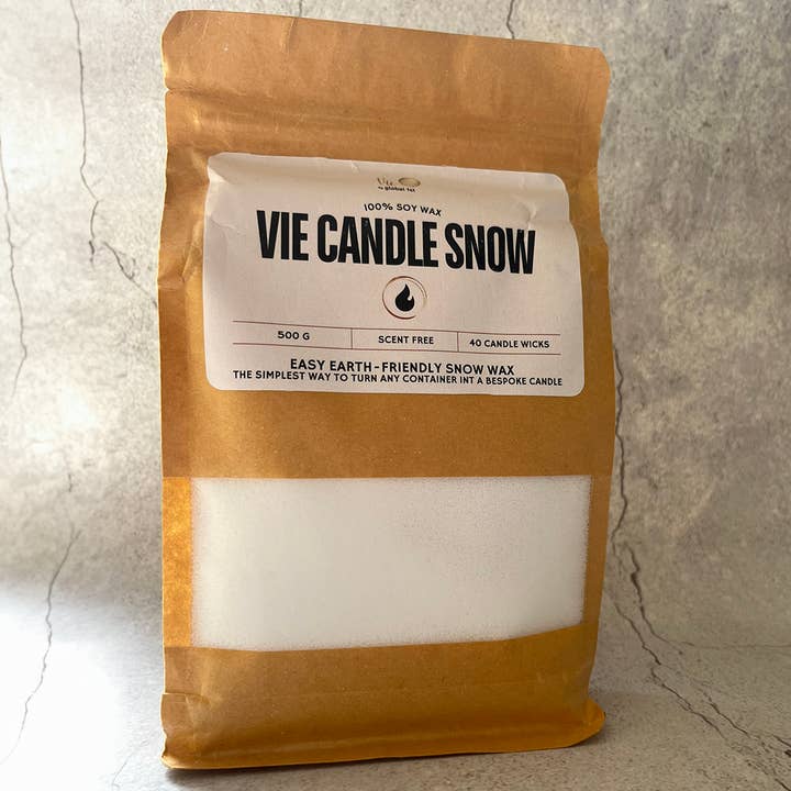 VIE - Wholesale Craft Supplies - Vie Candle Snow, 500g, 40 Candle Wicks