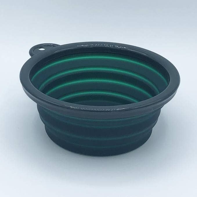 Single Travel Bowl / Green for wholesale by BASIC STUDIO