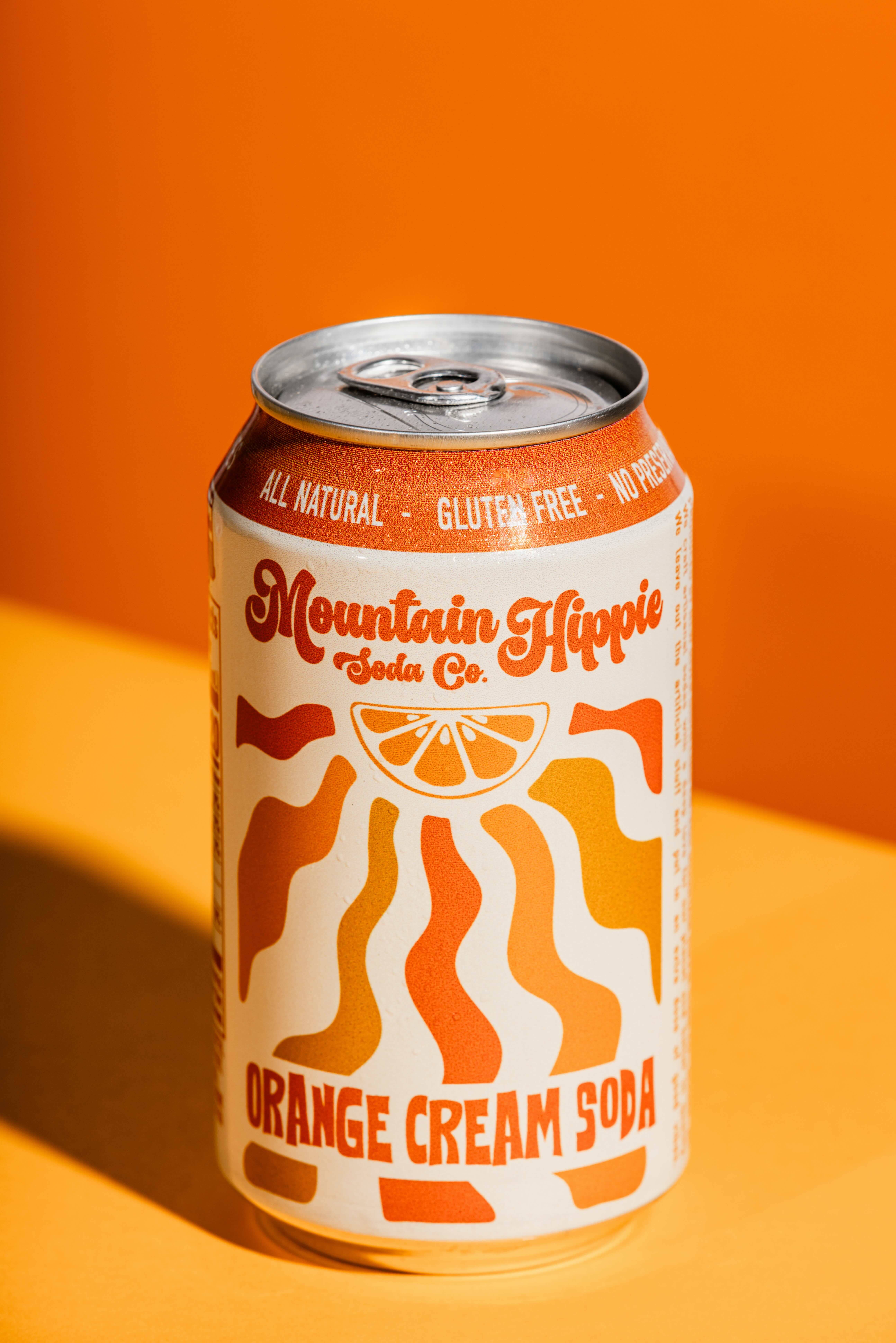 Mountain Hippie Soda Co. - Wholesale Soda/Carbonated Drink - Orange Cream Soda1