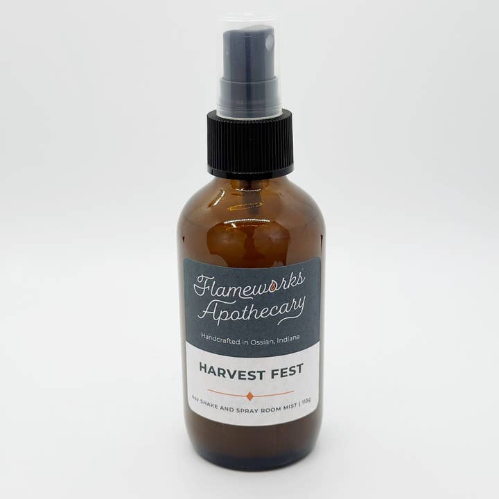 Harvest Fest 4 Unzen Shake and Spray Raumspray für den Großhandel von Flameworks Apothecary