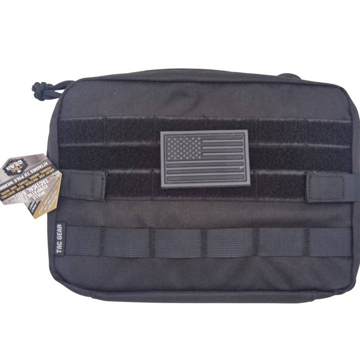 Novelty Brands - Wholesale Pouch - Unisex - Tac Gear MOLLE Component Tactical Bag With Patch - 4/Display2