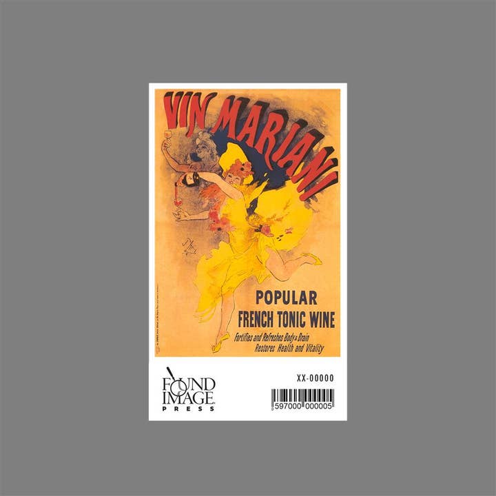 Found Image Press - Wholesale Sticker - Sticker BV-244 Vin Mariani, Tonic Wine1