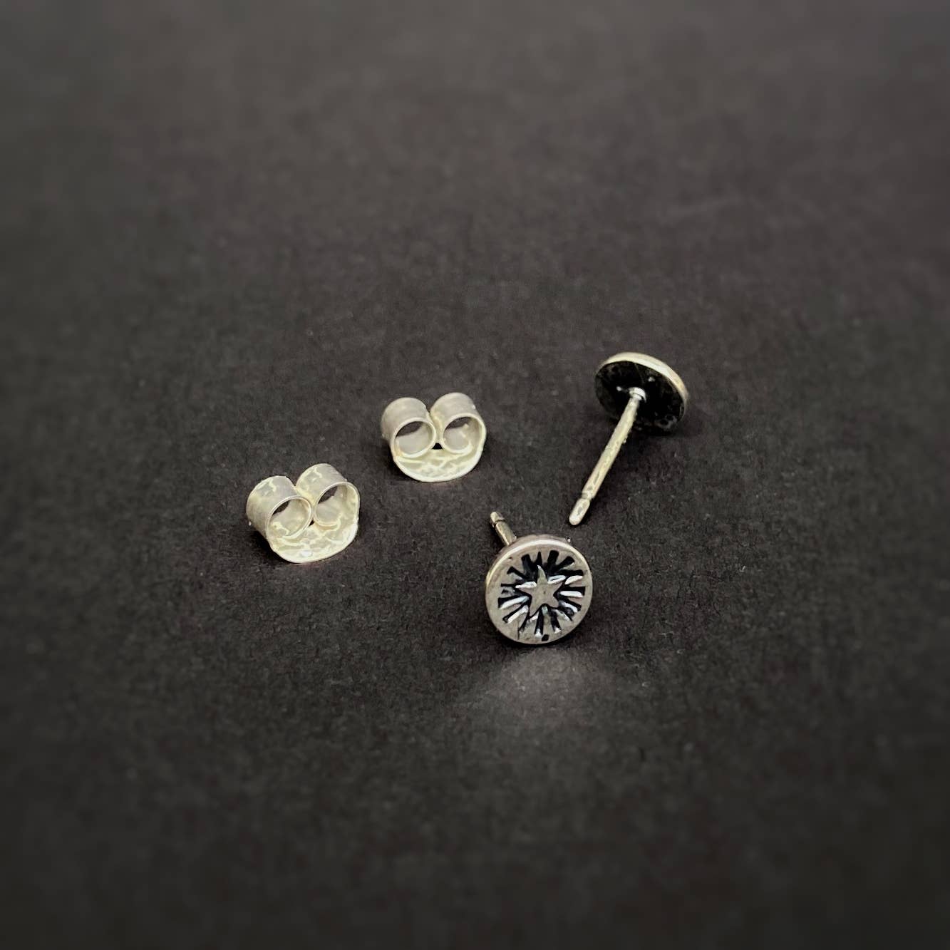 Blue and Blue - Wholesale Stud/Post Earrings - Starburst Studs3