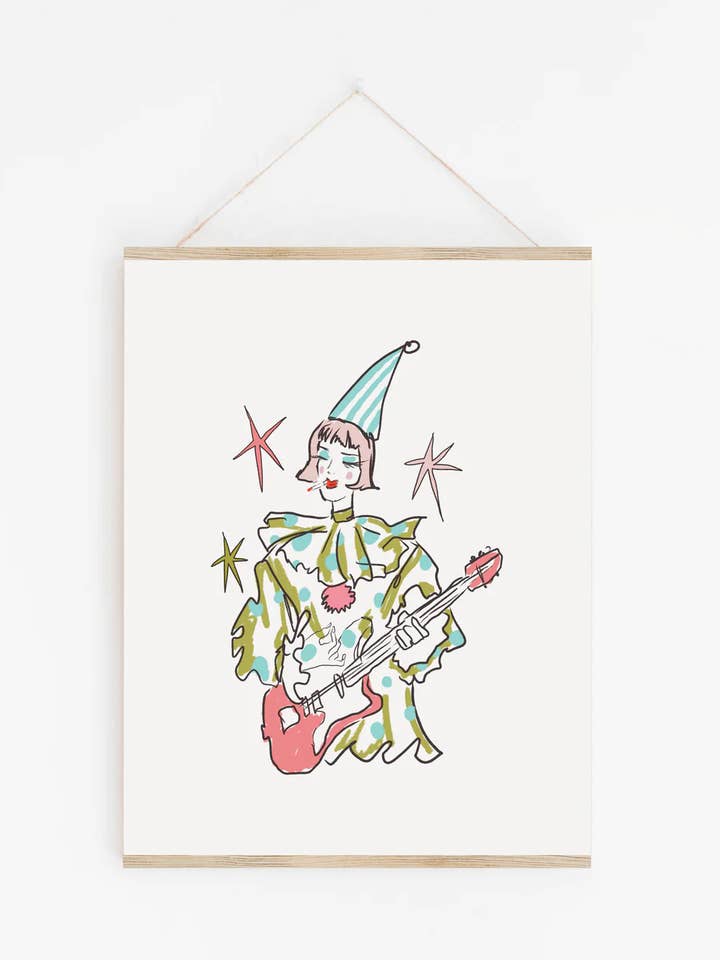 Guitar Clown for wholesale by Los Feliz Goods