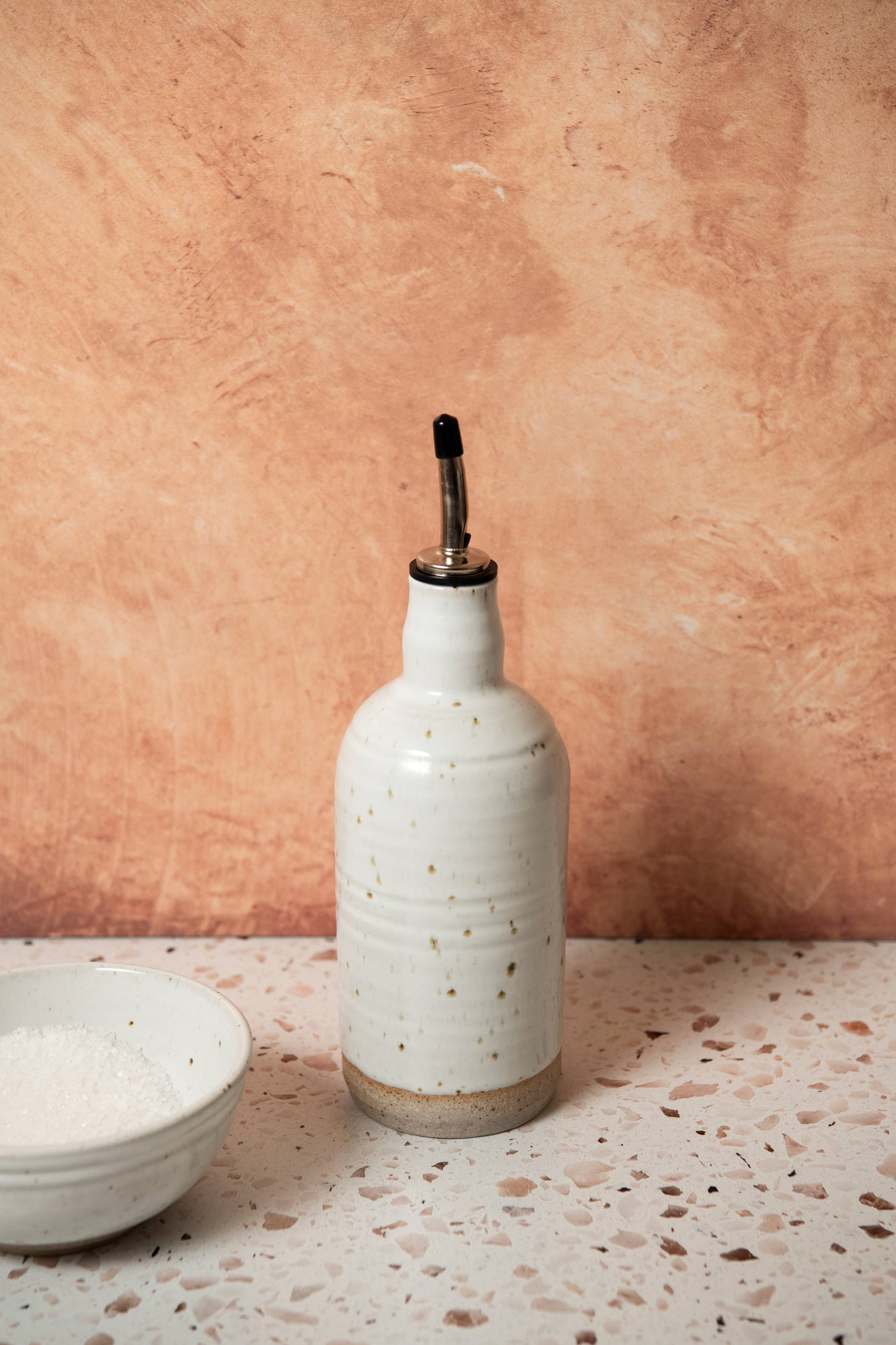 Sage Valley Pottery - Wholesale Oil/Vinegar Dispenser - Olive Oil Bottle1