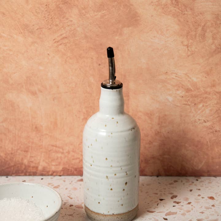 Sage Valley Pottery - Wholesale Oil/Vinegar Dispenser - Olive Oil Bottle1