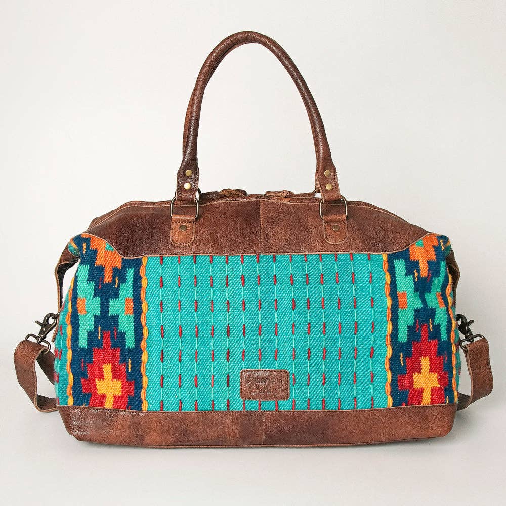 LS Western - Vente Sac de voyage – femme - Sac de voyage en laine et cuir du sud-ouest LC-ADBG460 Sac de selle tissé à la main73