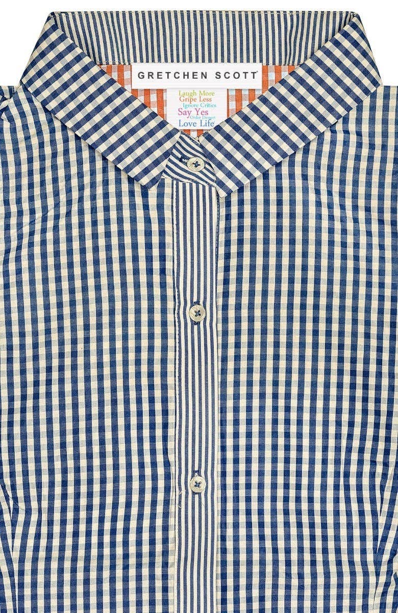 Gretchen Scott LLC – Engroshandel Skjorte med buttondown – til kvinder – Priss Bluse - Gingham10