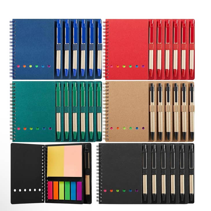 Wholesale Gorgeous notebook journals and pen sets pack of 10 sets for ...