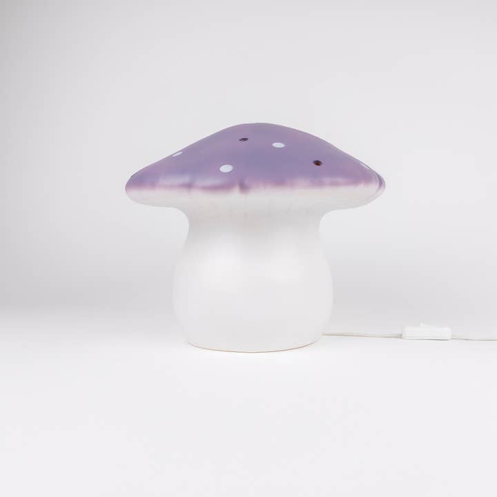 Grande lampe à champignons lavande avec bouchon pour la vente par Egmont