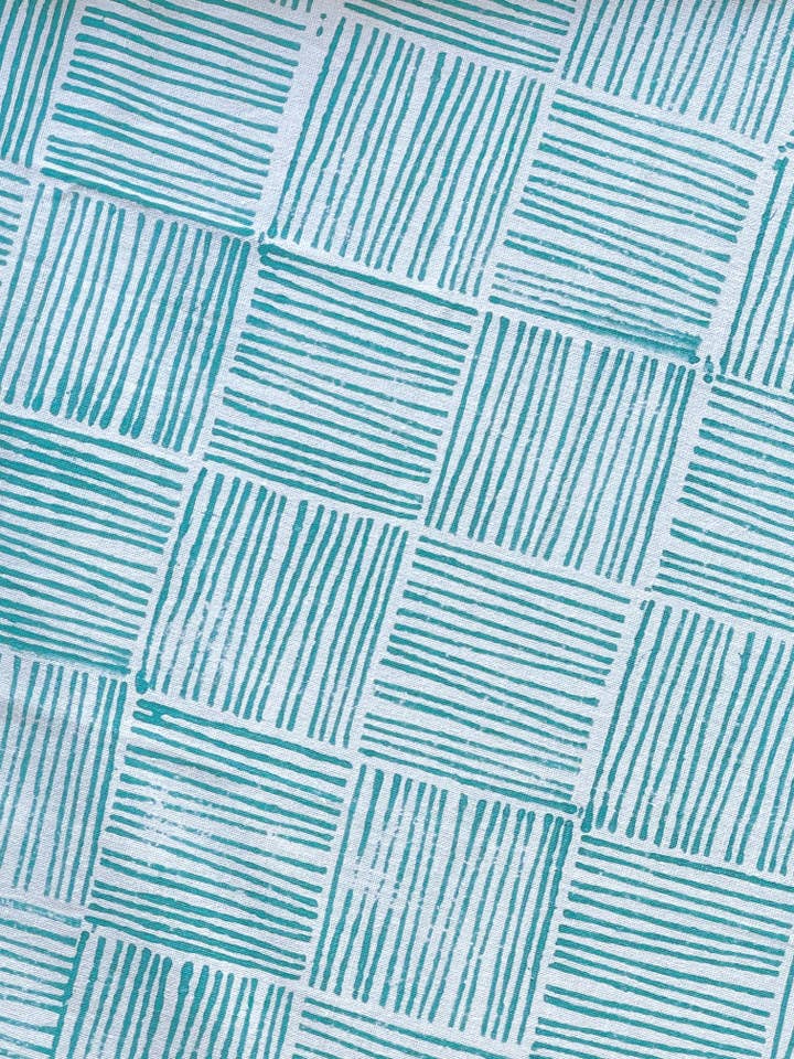 Table Runner - Striped, Saltwater for wholesale by Mended