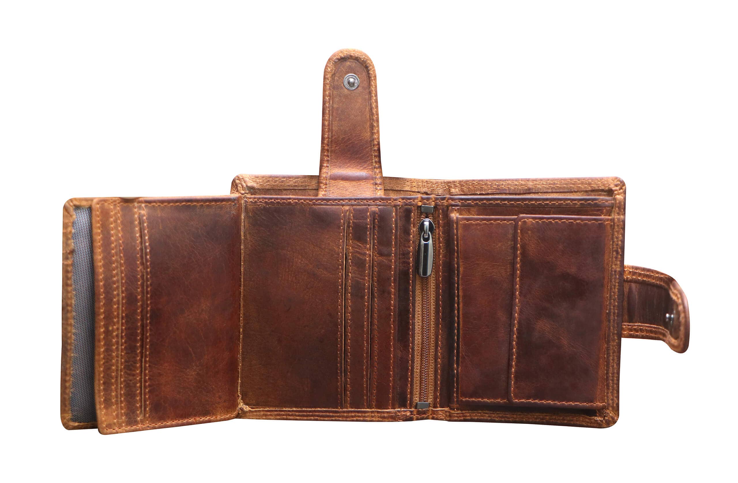 Greenwood - Wholesale Wallet - Unisex - Josy Wallet Women RFID Protection Small Wallet Leather Men22