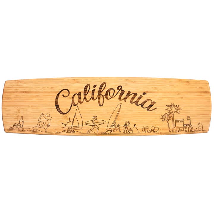 California State Charcuterie Board for wholesale by Totally Bamboo