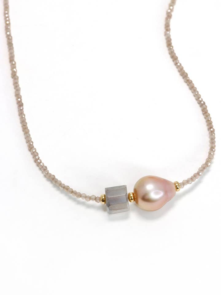 Lenore Halskette aus Zirkon für den Großhandel von Mickey Lynn