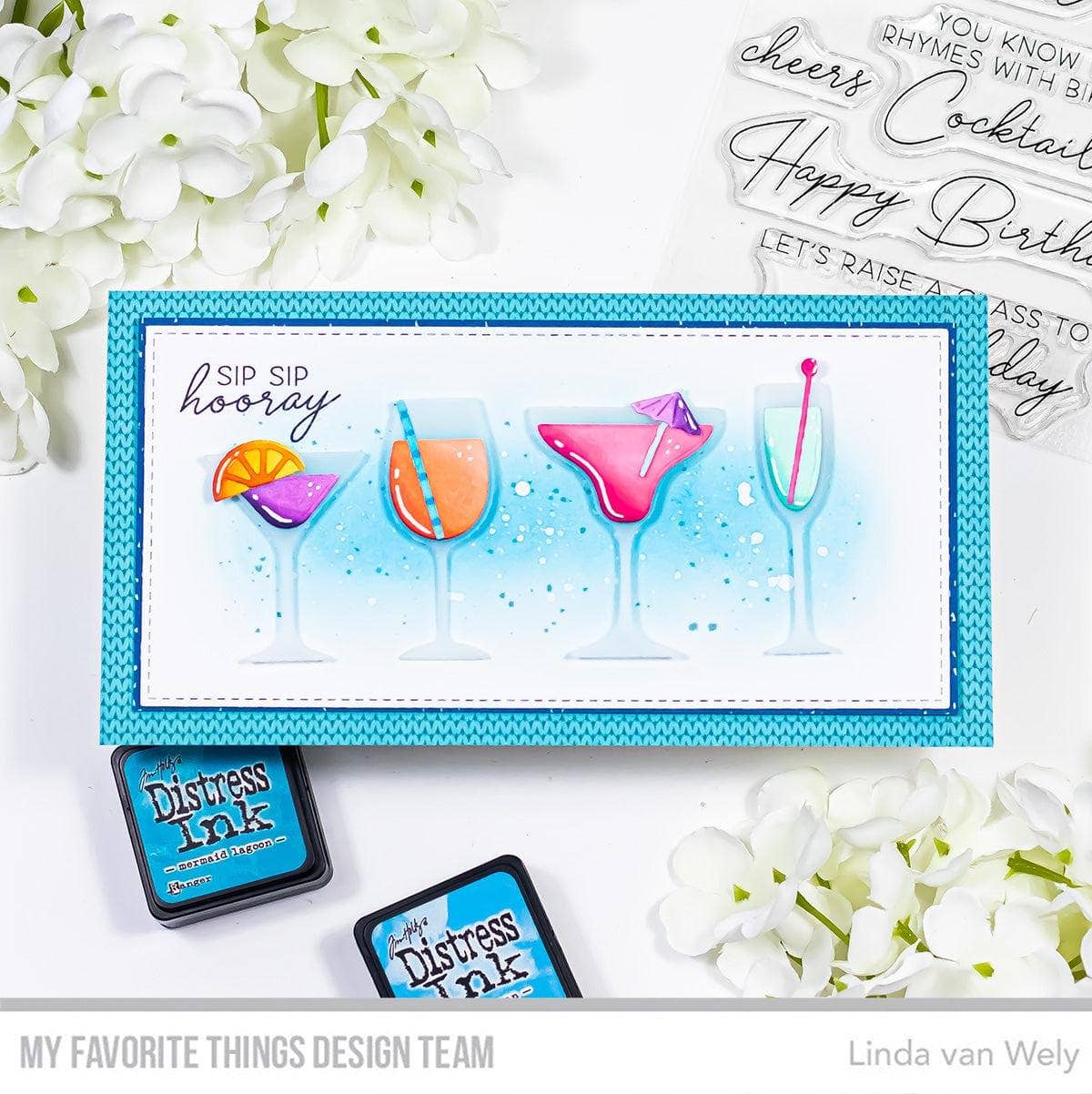 My Favorite Things - Wholesale Verjaardagskaartje - Hef een glas25