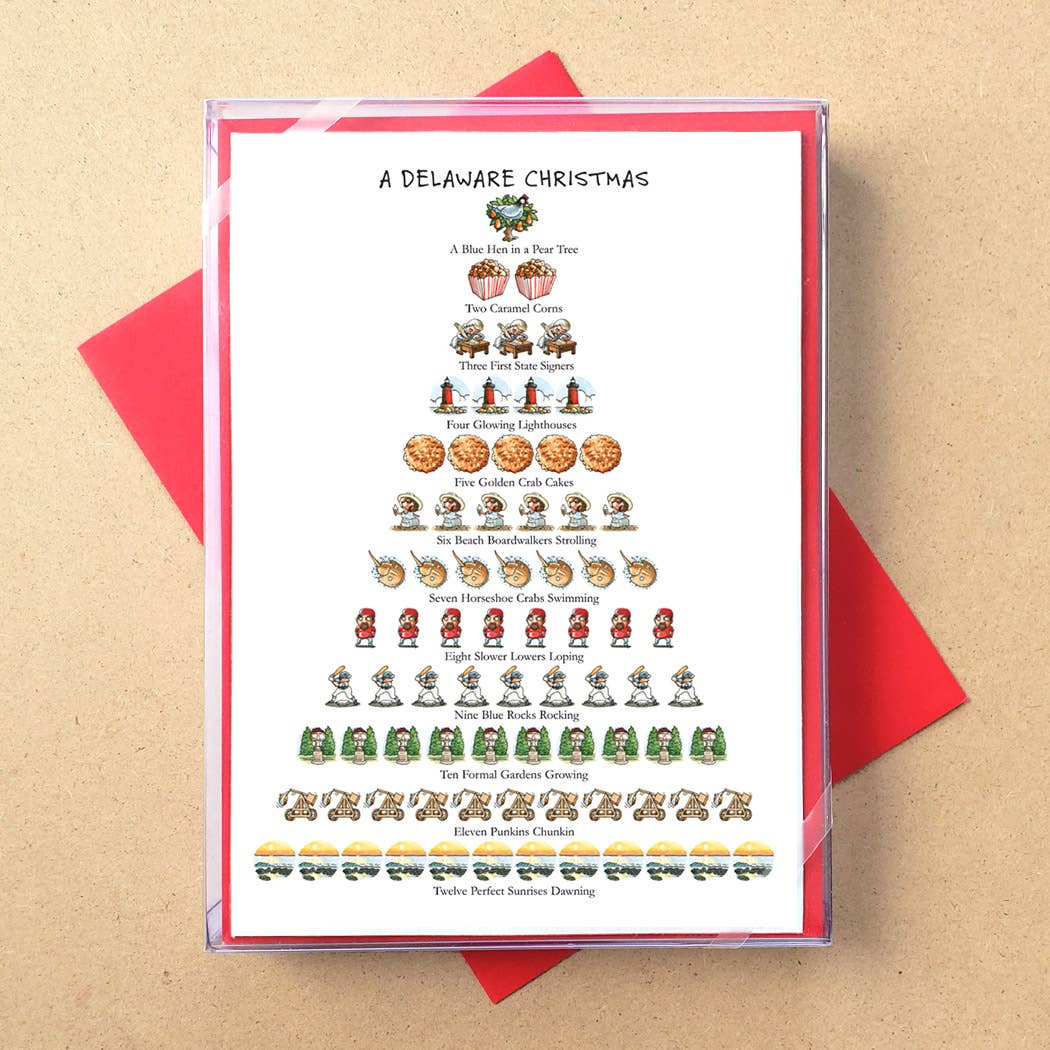 Allport Editions – Großhandel Weihnachtskarte – „Staaten: 12 Days of Christmas“ -Boxkarten — ALLE 50 BUNDESSTAATEN!47