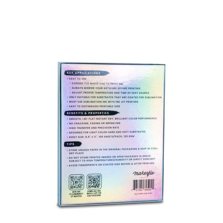 MakerFlo - Wholesale Sublimation Transfer - Sublimation Printing Pack4