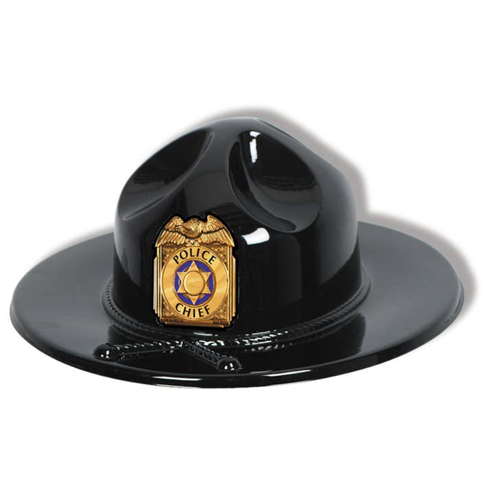 Beistle - Venta al por mayor Artículo decorativo de mesa - Sombrero de soldado de plástico negro