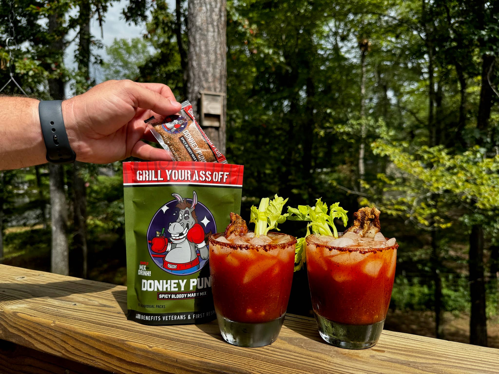 Grill Your Ass Off - Spices, Rubs, Seasonings, Sauces, Jerky - Wholesale Rub - Donkey Punch Spicy Bloody Mary Mix -Hot & Spicy6