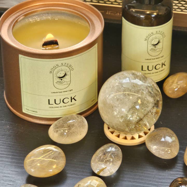 Moon Rituals - Wholesale Room & linen spray - Luck Spray Infused with Citrine - Oolong in the Forest Scent - Hand Poured in Sydney, Australia6