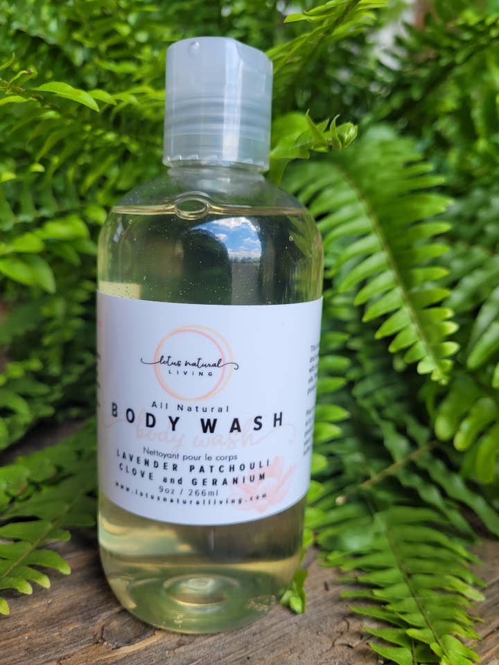 All Natural Body Wash for wholesale by Lotus Natural Living