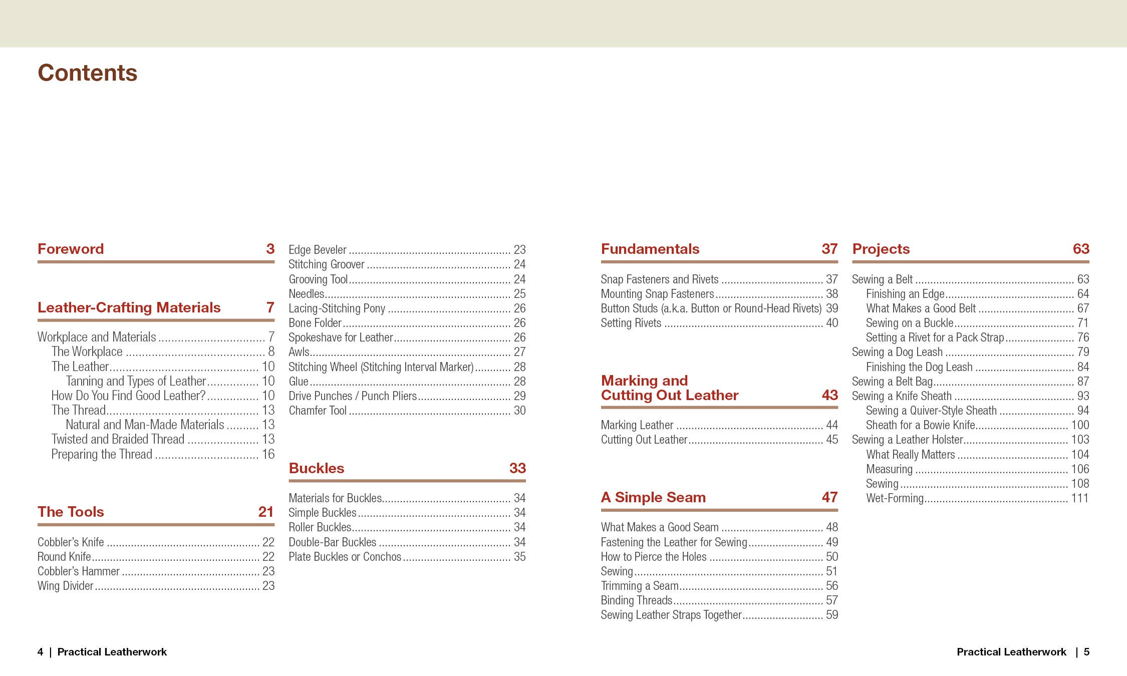 Schiffer Publishing - Vente Crafts, Hobbies & DIY - Maroquinerie pratique : découpe, couture, finition et réparation2