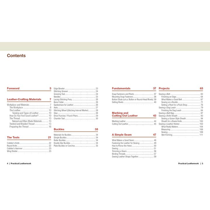 Schiffer Publishing - Vente Crafts, Hobbies & DIY - Maroquinerie pratique : découpe, couture, finition et réparation2