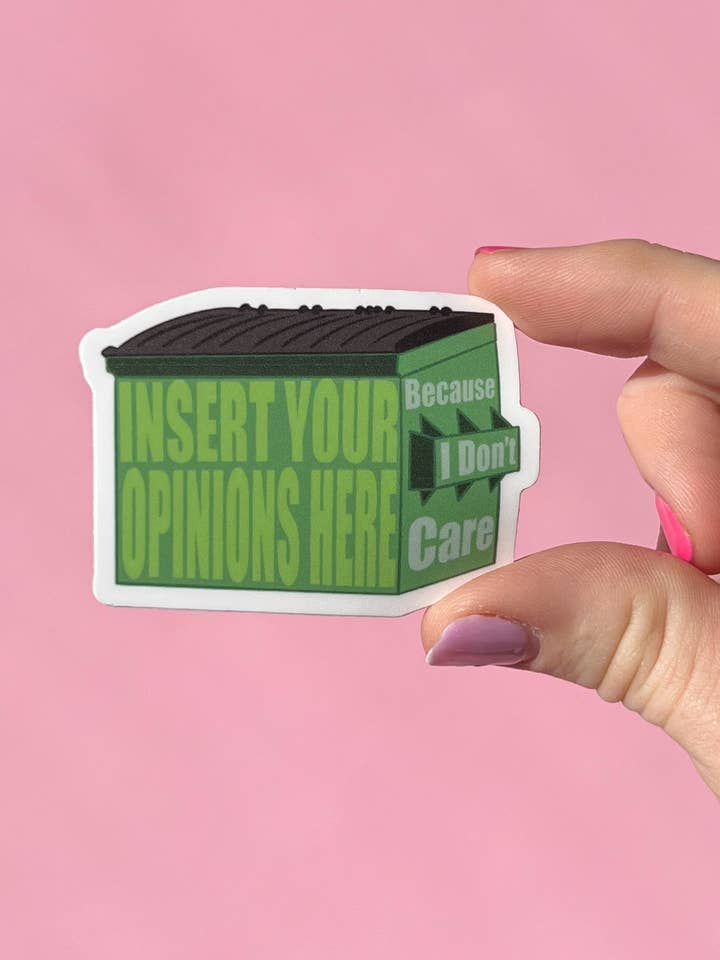 Insérez votre opinion ici car je m'en fous pour la vente par Uplifter Sticker