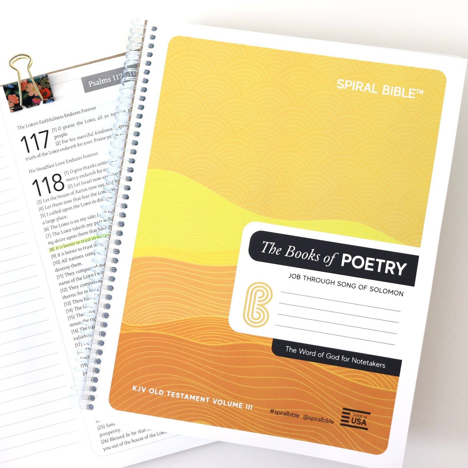 Spiral Bible - Wholesale Poetry & Drama - Spiral Bible™ - KJV - Job - Song of Solomon1