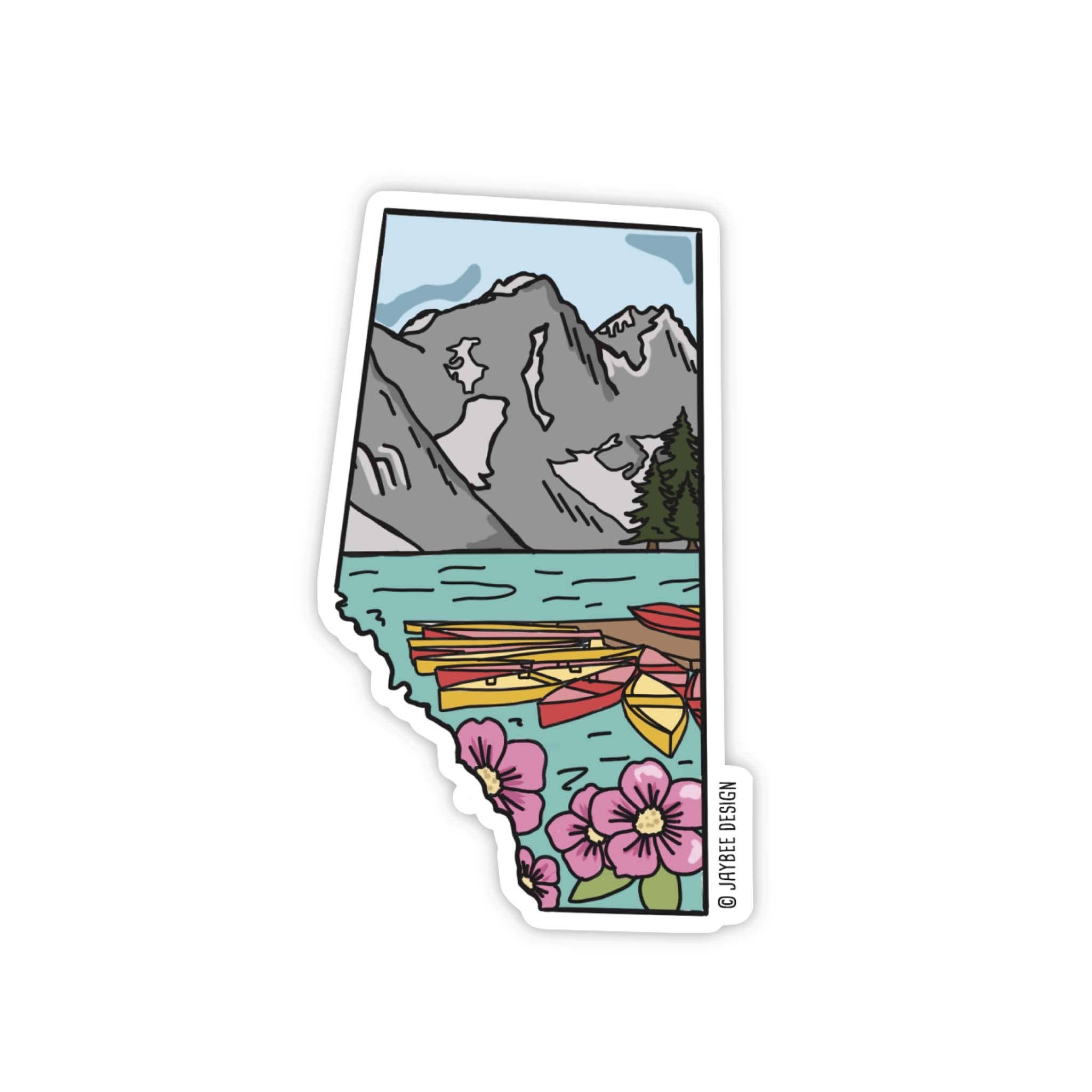 Jaybee Design - Wholesale Sticker - Banff Alberta Vinyl Sticker0