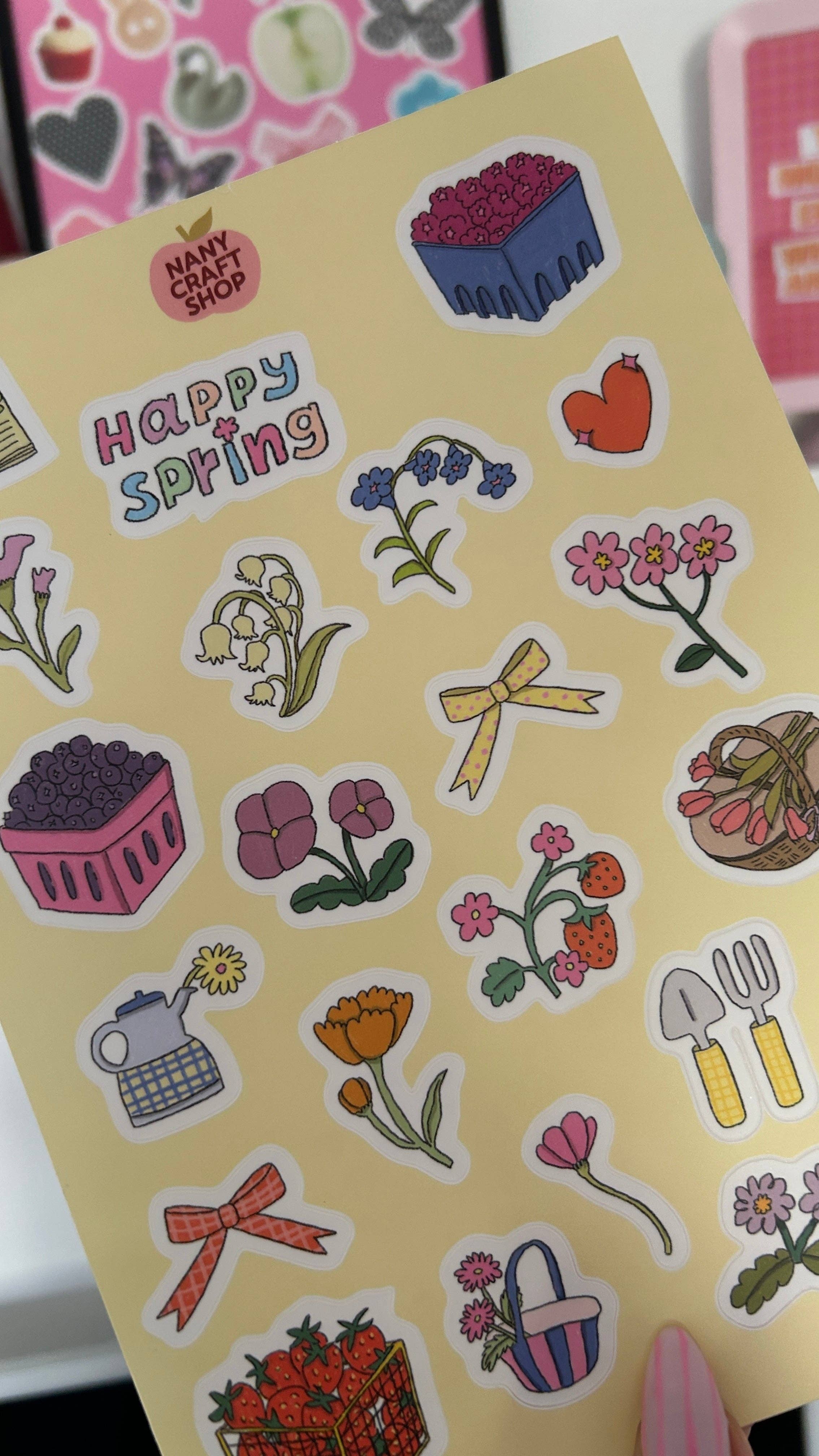 Nany Craft Shop - Wholesale Sticker - AVRIL A5 sticker sheet3