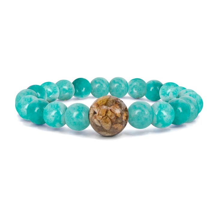 California Stones + Jade turquesa para venta al por mayor de Homes Bracelets