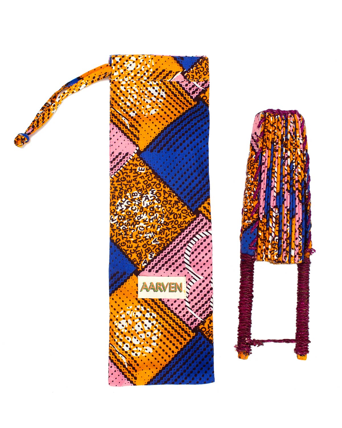 AARVEN – Großhandel 3D-Wandkunst – Ghanaische Stofffächer – 6er-Pack14