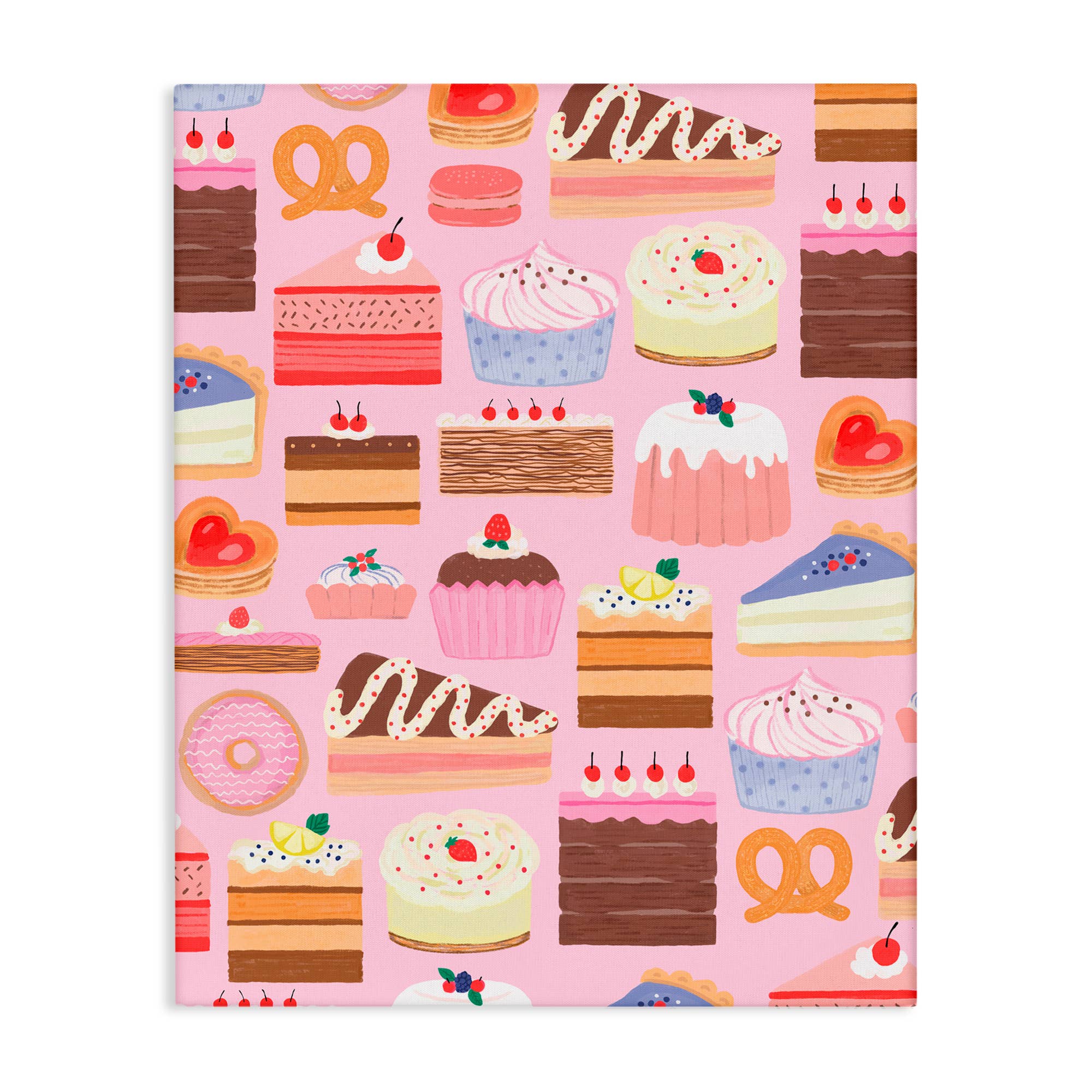 Stupell Industries - Vente Enseigne murale - Collection de Desserts Sweet Tooth - Art Mural Non Encadré5