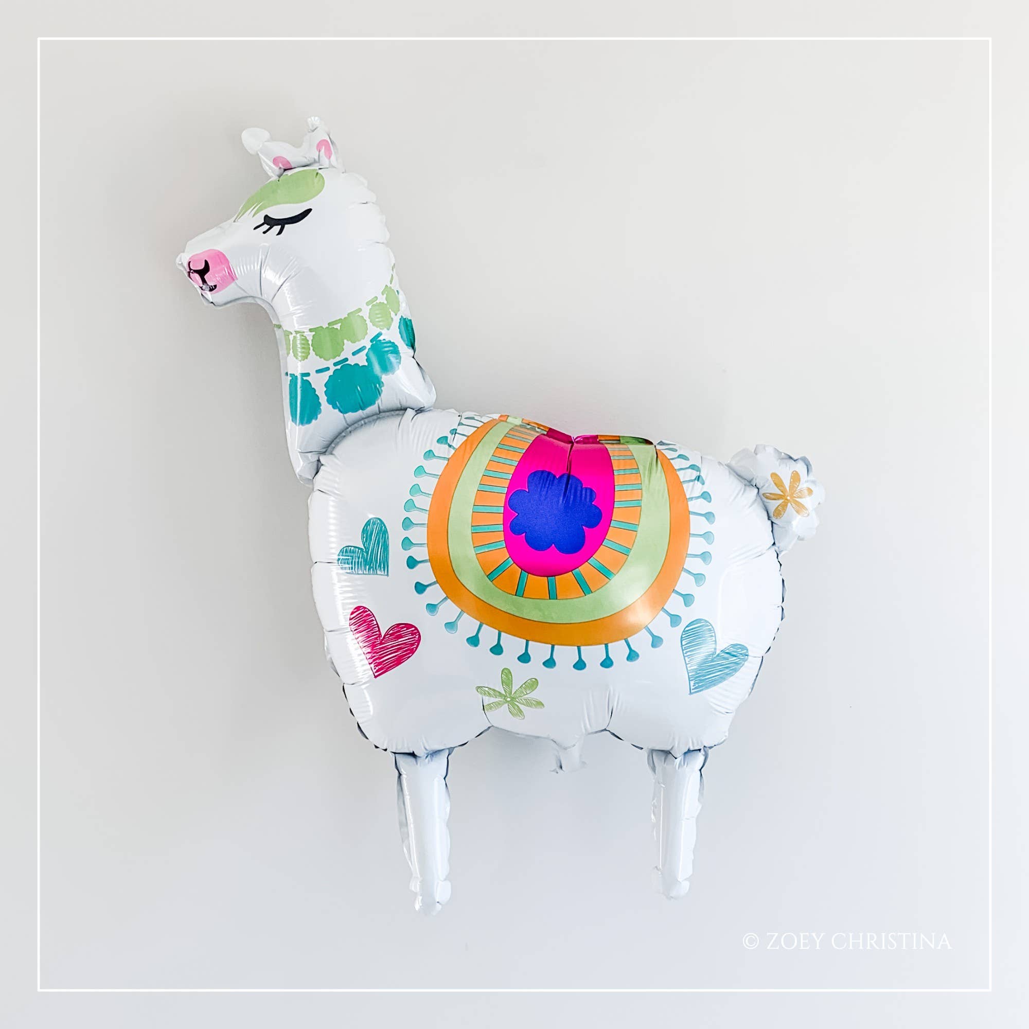Zoey Christina - Wholesale Balloon - Llama Foil Balloon – Fiesta & Cactus-Themed Party Décor