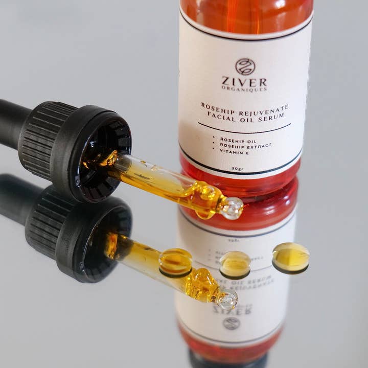 Ziver Organiques – wholesale Facial serum/concentrate – Rosehip Rejuvenating Facial Oil Serum with Vitamin E 30ml1