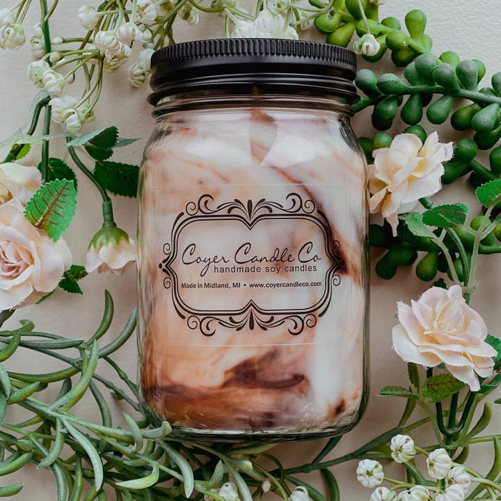Coyer Candle Co. - Wholesale Jar/Filled Candle - 16 oz. Pint Mason Jar Candles - Signature Collection