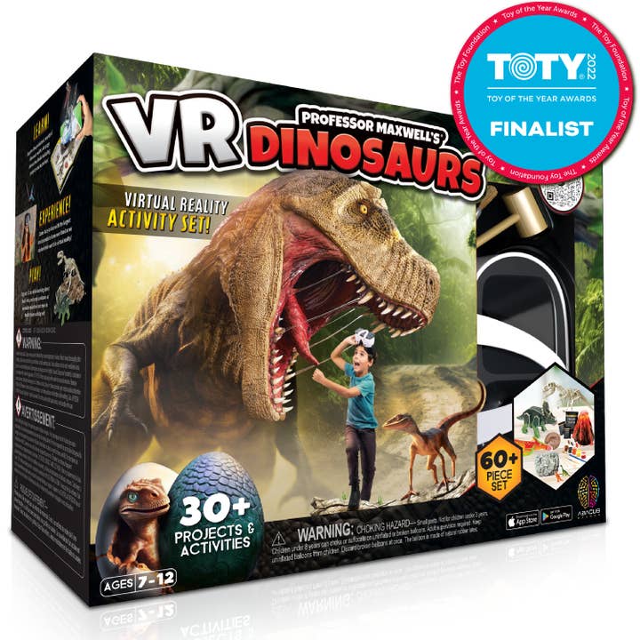 Professor Maxwell's Virtual Reality Dinosaur Activity Kit - VR Dinosaurs for wholesale by Abacus Brands, Inc.