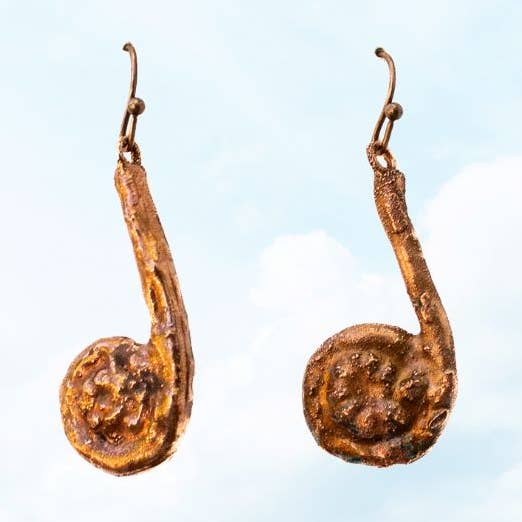 Fiddlehead Fern Earrings (05) for wholesale by begin again goods