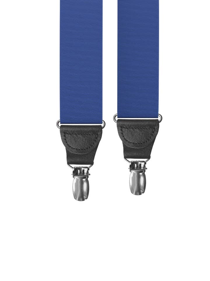 Royal Grosgrain Clip-on bretels voor wholesale door KK & Jay Supply Co.