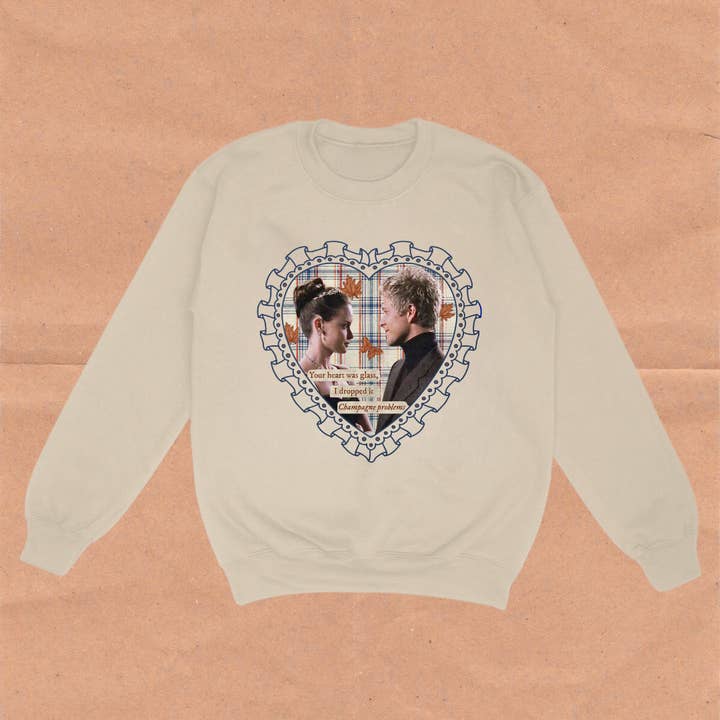 Rory & Logan *Champagne Problems* Sweatshirt for engroshandel hos Letters and Lucy