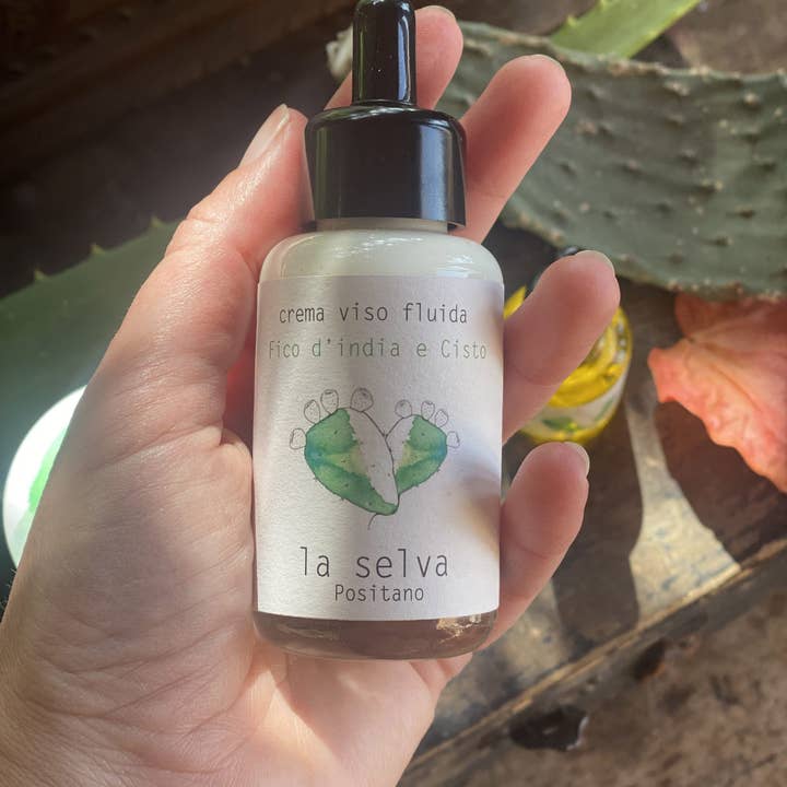 La Selva Positano Cosmetici Naturali - Wholesale Facial Moisturizer - Prickly Pear and Cistus Fluid Face Cream2