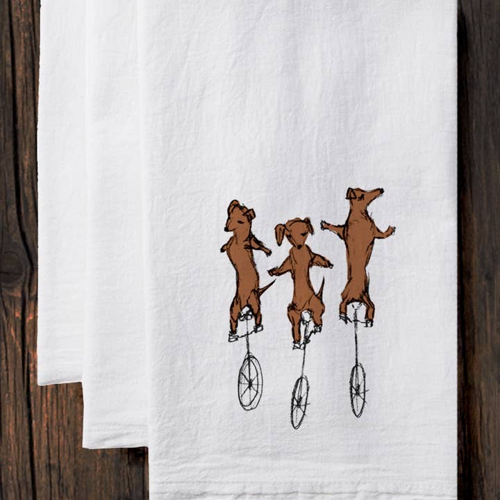 Uni-Dachshunds: Strofinaccio per la vendita all'ingrosso da parte di Megan Lee Designs