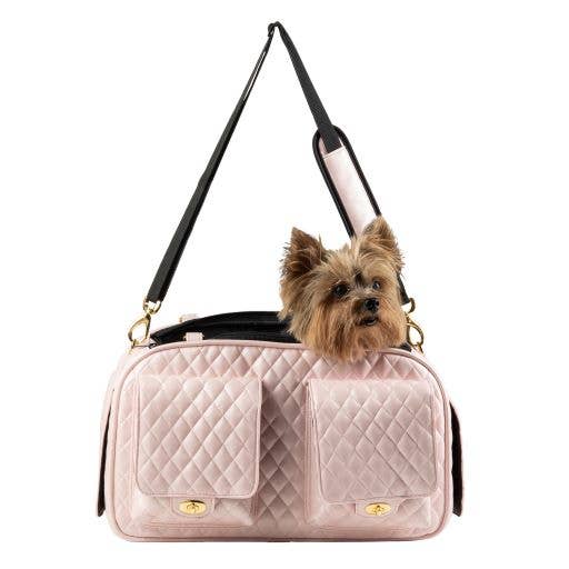 Marlee 2 Pink Quilted Pet Carrier - Cat/Dog for wholesale by Petote