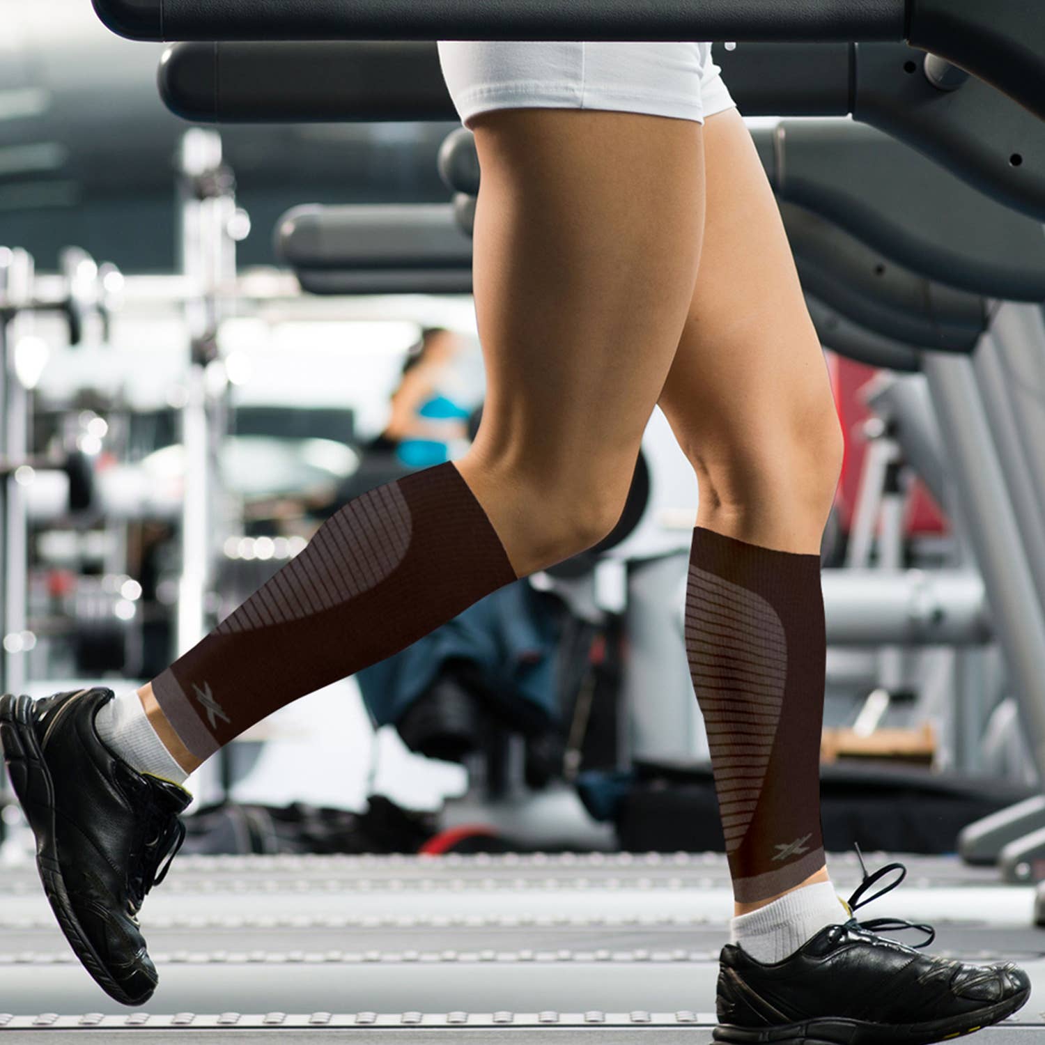 Black Targeted Recovery And Pain Relief Calf Sleeves (1-Pair) for wholesale on Faire3