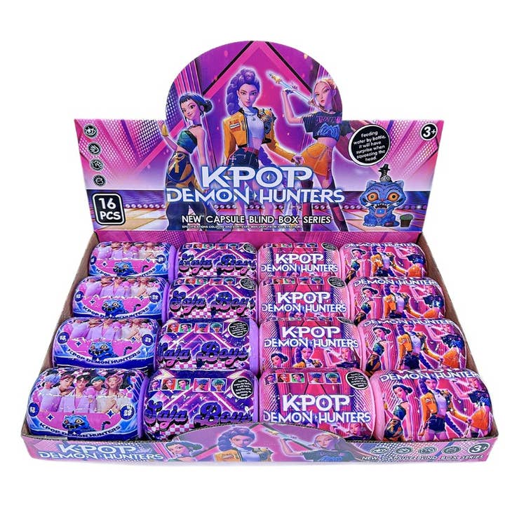 Capsule K-Pop Demon Hunters Blind Box 16pcs Set for wholesale by Sparkling Extras