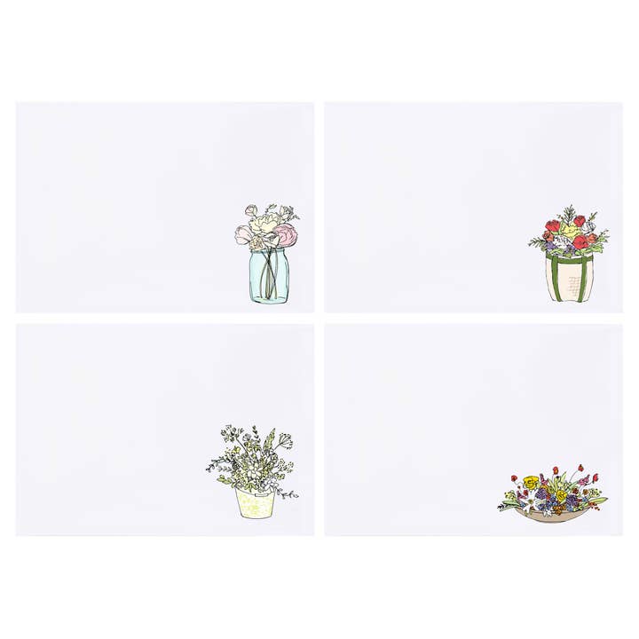 mollyOcards - Wholesale Stationery/Notecard Set - Flowers Stationery1